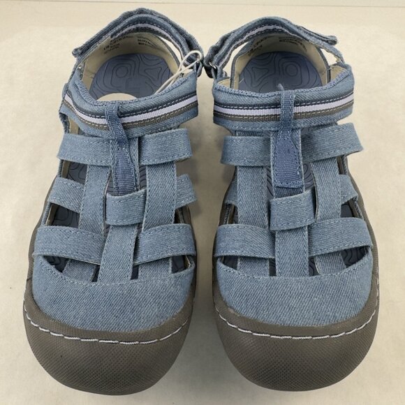JBU Fisherman Sandals Womens Size 8.5M Jambu Olympia Water Ready Blue Gray NEW - Picture 2 of 16
